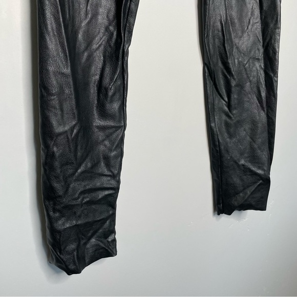 Commando Control Faux Leather High Rise Legging‎ Pants Black Medium Slimming M - Picture 7 of 14